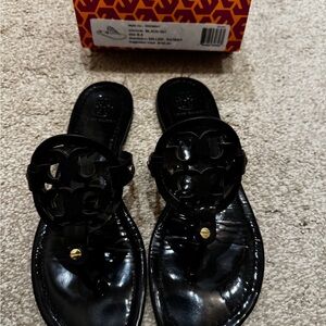 Tory Burch Black Miller Sandals